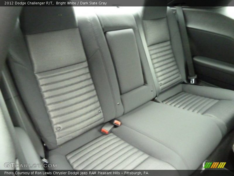 Bright White / Dark Slate Gray 2012 Dodge Challenger R/T