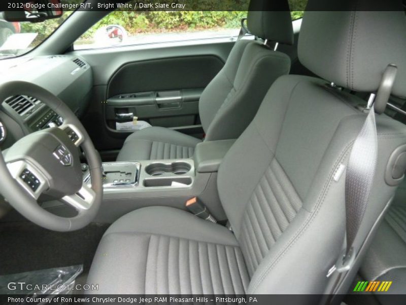  2012 Challenger R/T Dark Slate Gray Interior
