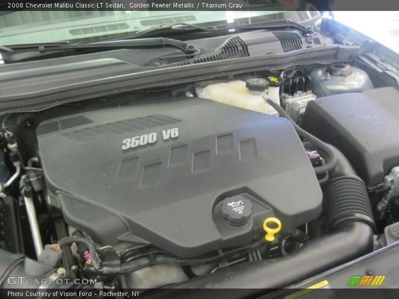 Golden Pewter Metallic / Titanium Gray 2008 Chevrolet Malibu Classic LT Sedan