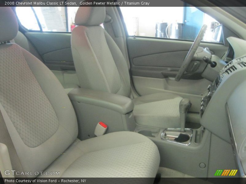 Golden Pewter Metallic / Titanium Gray 2008 Chevrolet Malibu Classic LT Sedan