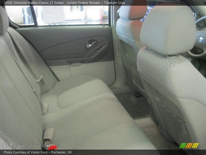 Golden Pewter Metallic / Titanium Gray 2008 Chevrolet Malibu Classic LT Sedan