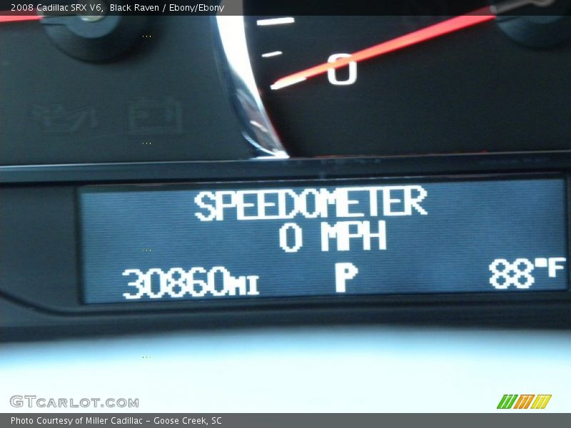 Black Raven / Ebony/Ebony 2008 Cadillac SRX V6