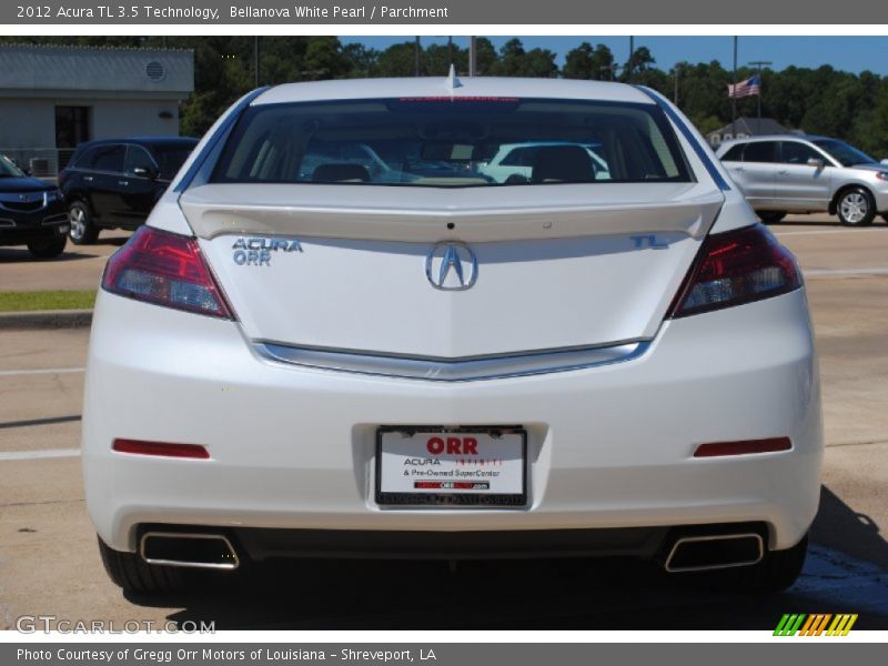 Bellanova White Pearl / Parchment 2012 Acura TL 3.5 Technology