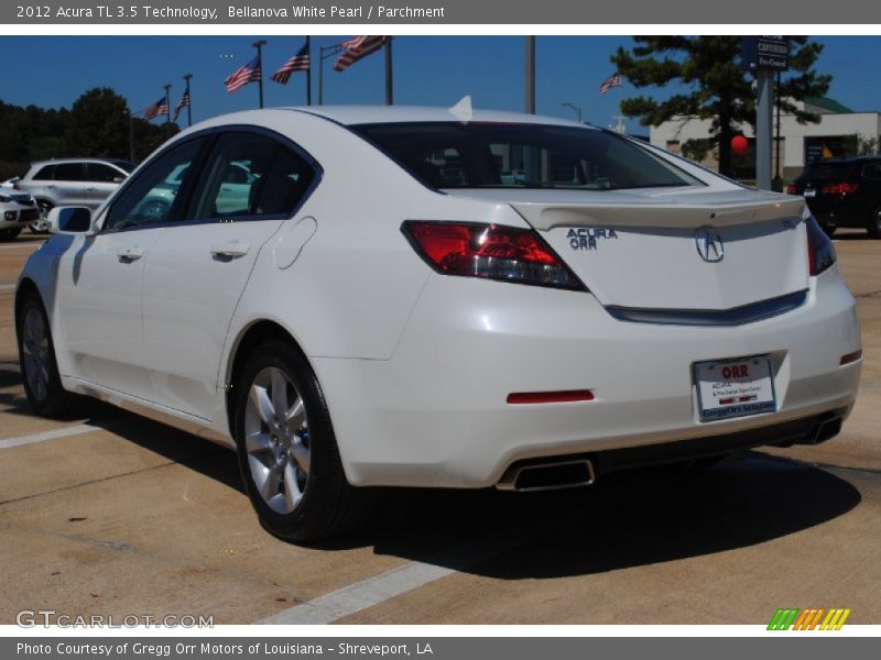 Bellanova White Pearl / Parchment 2012 Acura TL 3.5 Technology