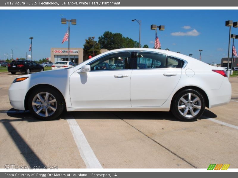 Bellanova White Pearl / Parchment 2012 Acura TL 3.5 Technology
