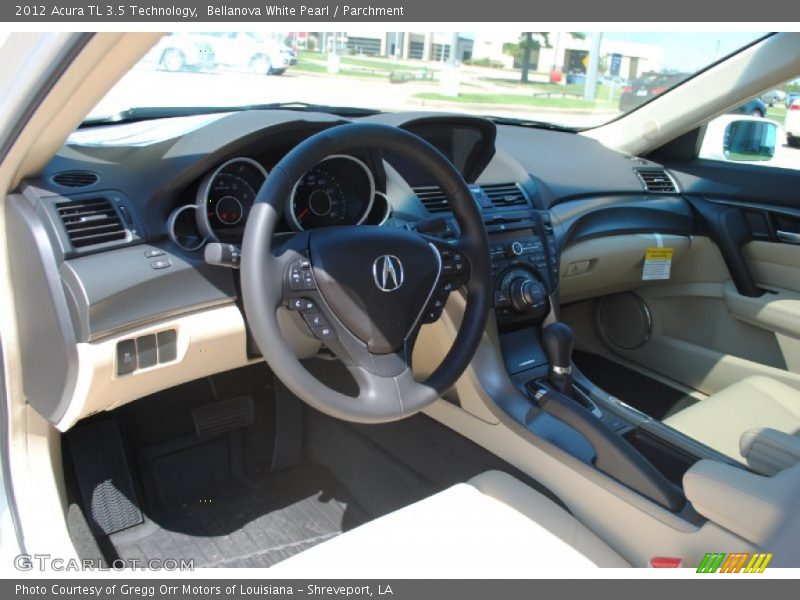 Bellanova White Pearl / Parchment 2012 Acura TL 3.5 Technology