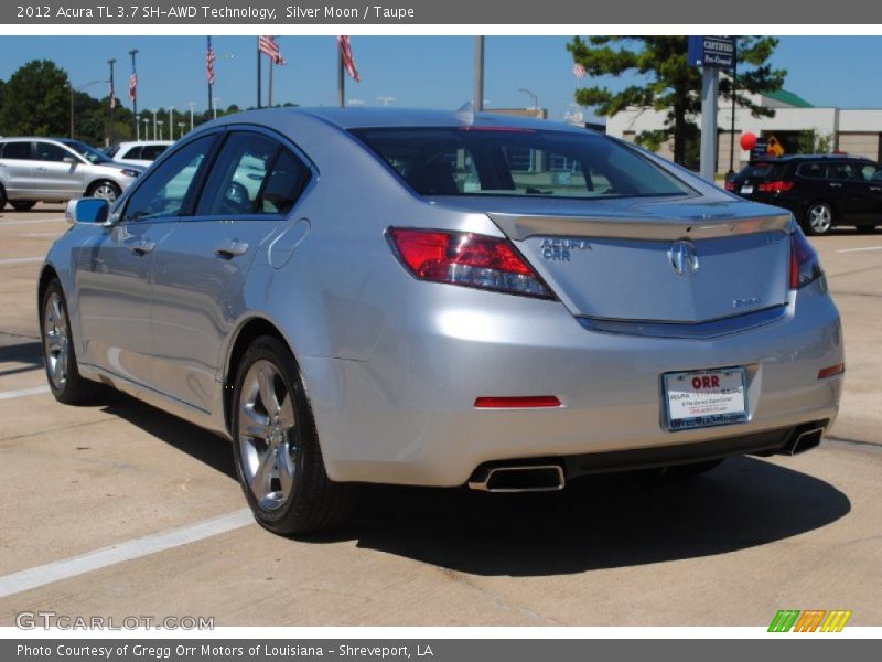 Silver Moon / Taupe 2012 Acura TL 3.7 SH-AWD Technology