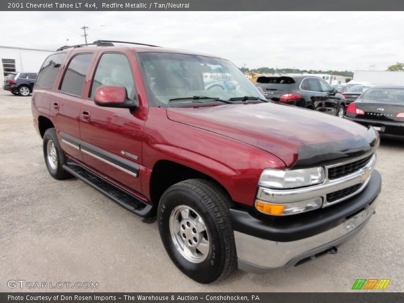 Redfire Metallic / Tan/Neutral 2001 Chevrolet Tahoe LT 4x4