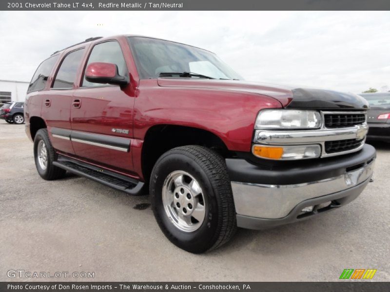 Redfire Metallic / Tan/Neutral 2001 Chevrolet Tahoe LT 4x4