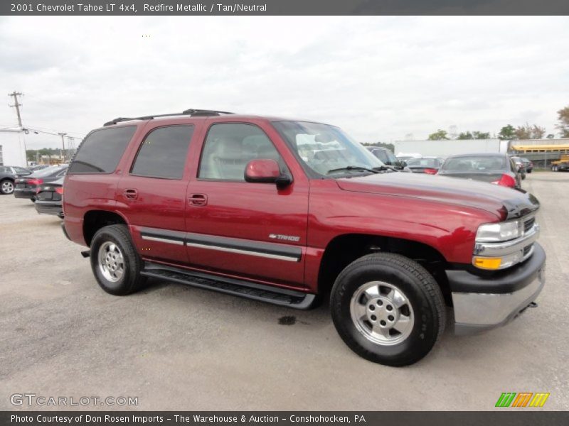 Redfire Metallic / Tan/Neutral 2001 Chevrolet Tahoe LT 4x4