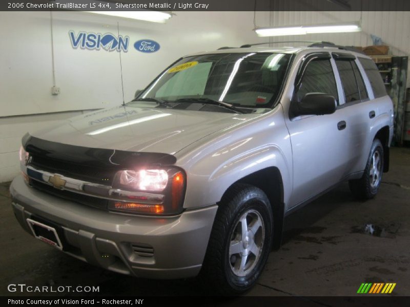 Silverstone Metallic / Light Gray 2006 Chevrolet TrailBlazer LS 4x4