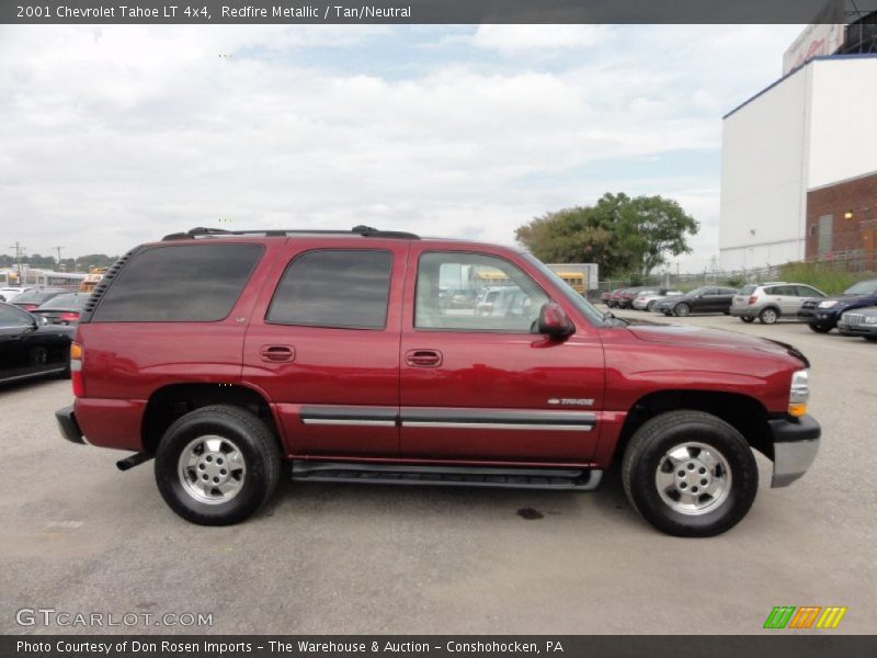 Redfire Metallic / Tan/Neutral 2001 Chevrolet Tahoe LT 4x4
