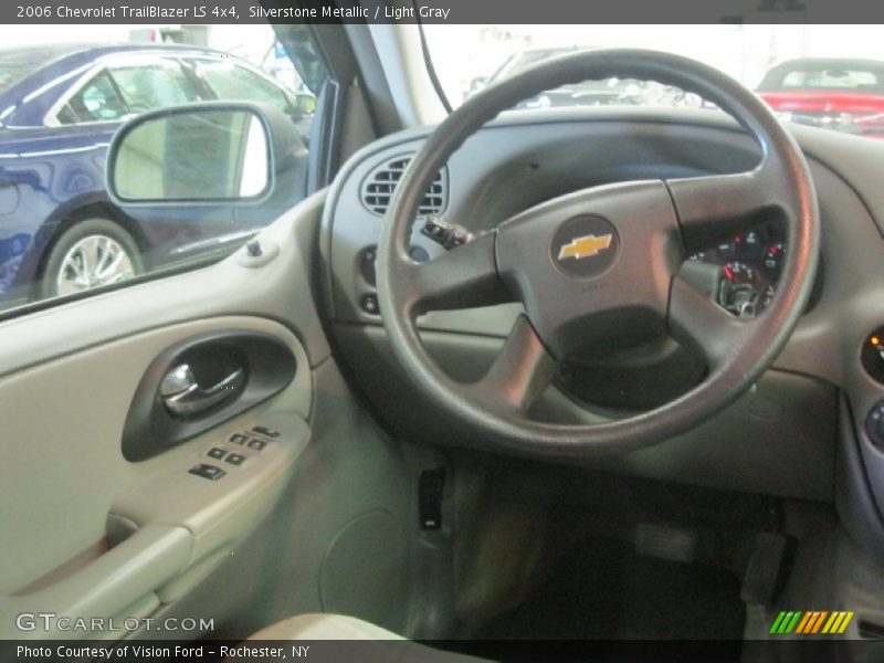 Silverstone Metallic / Light Gray 2006 Chevrolet TrailBlazer LS 4x4