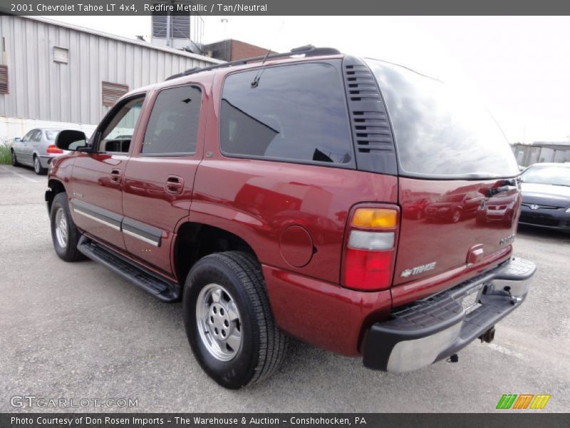 Redfire Metallic / Tan/Neutral 2001 Chevrolet Tahoe LT 4x4