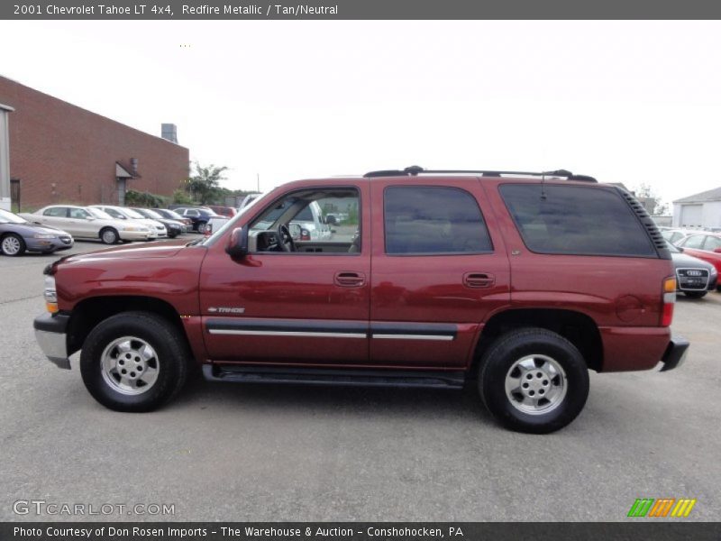 Redfire Metallic / Tan/Neutral 2001 Chevrolet Tahoe LT 4x4