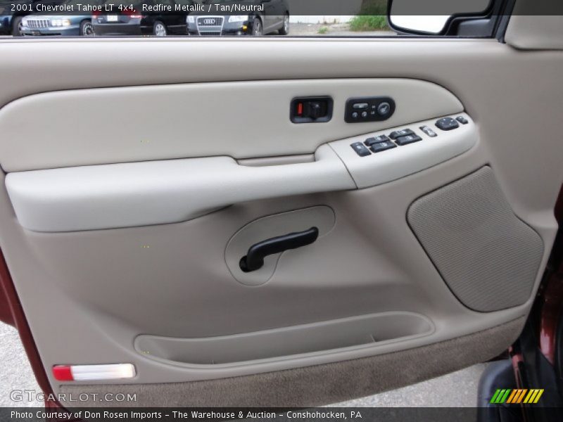 Redfire Metallic / Tan/Neutral 2001 Chevrolet Tahoe LT 4x4