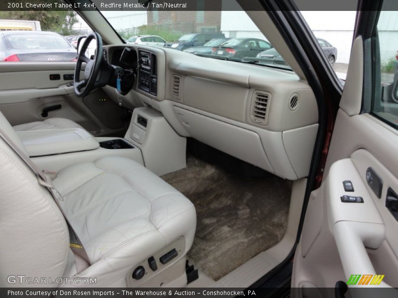 Redfire Metallic / Tan/Neutral 2001 Chevrolet Tahoe LT 4x4