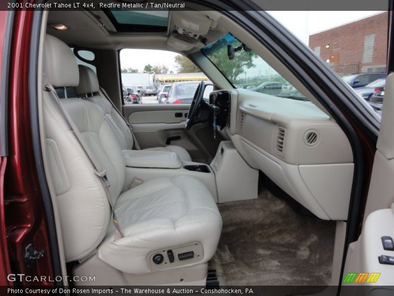 Redfire Metallic / Tan/Neutral 2001 Chevrolet Tahoe LT 4x4