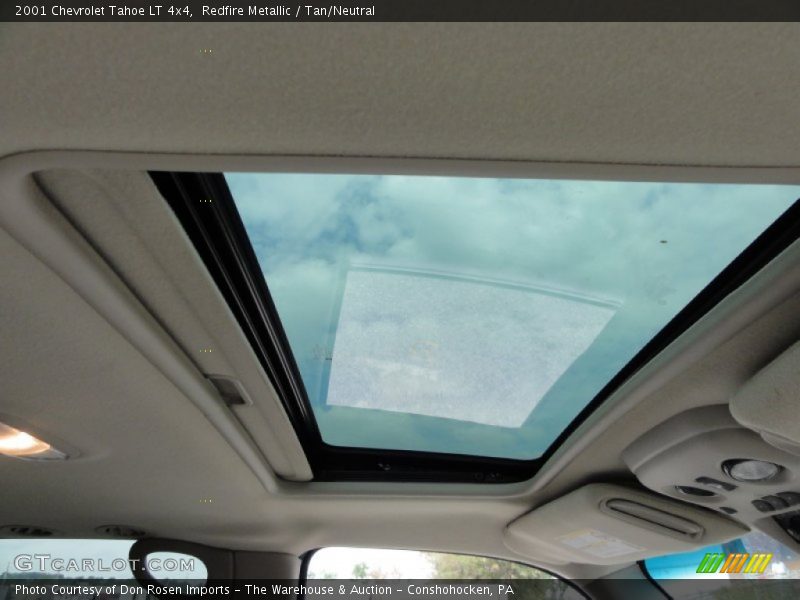 Redfire Metallic / Tan/Neutral 2001 Chevrolet Tahoe LT 4x4
