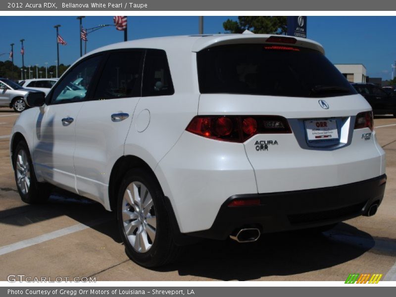 Bellanova White Pearl / Taupe 2012 Acura RDX