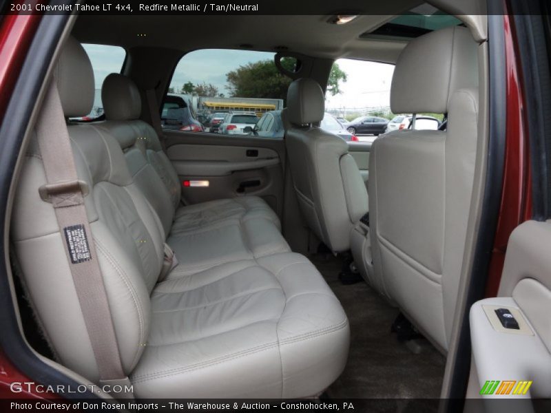Redfire Metallic / Tan/Neutral 2001 Chevrolet Tahoe LT 4x4