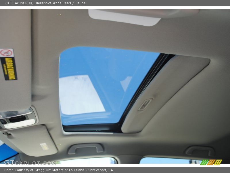Bellanova White Pearl / Taupe 2012 Acura RDX