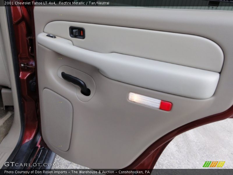 Redfire Metallic / Tan/Neutral 2001 Chevrolet Tahoe LT 4x4