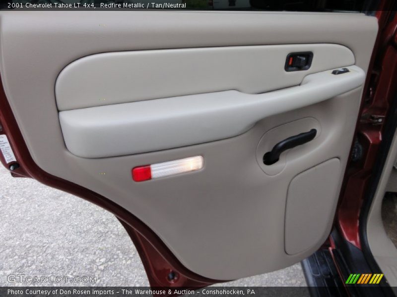 Redfire Metallic / Tan/Neutral 2001 Chevrolet Tahoe LT 4x4