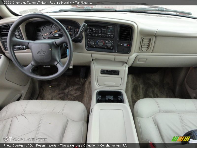 Redfire Metallic / Tan/Neutral 2001 Chevrolet Tahoe LT 4x4