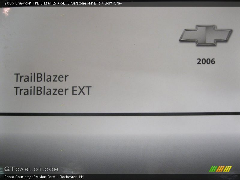 Silverstone Metallic / Light Gray 2006 Chevrolet TrailBlazer LS 4x4