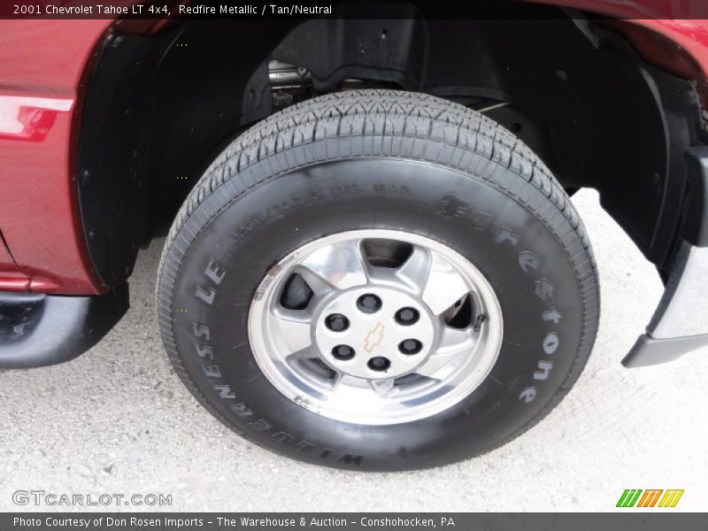 Redfire Metallic / Tan/Neutral 2001 Chevrolet Tahoe LT 4x4