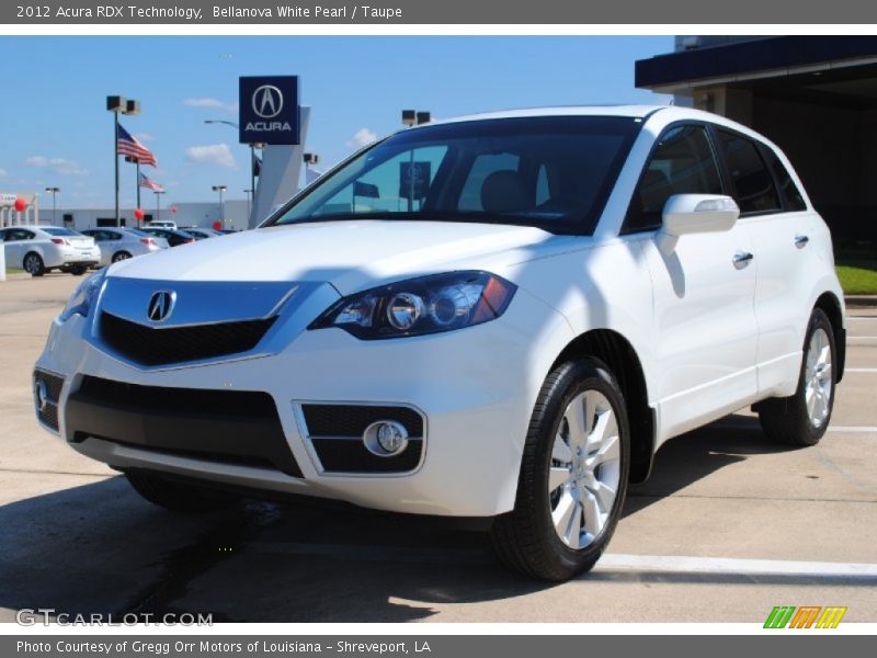 Bellanova White Pearl / Taupe 2012 Acura RDX Technology