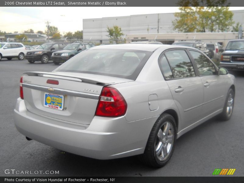 Silverstone Metallic / Ebony Black 2006 Chevrolet Malibu LTZ Sedan