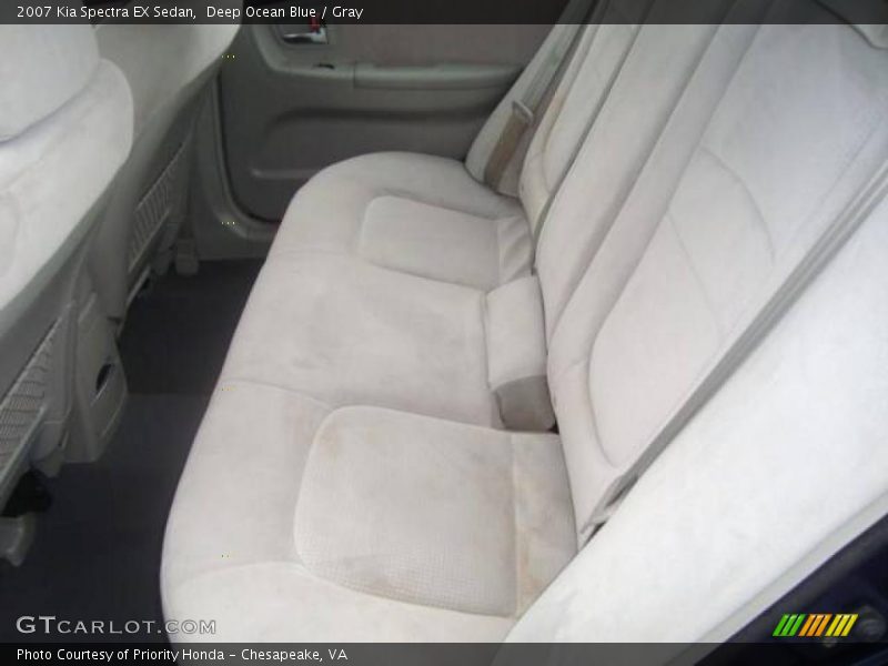 Deep Ocean Blue / Gray 2007 Kia Spectra EX Sedan
