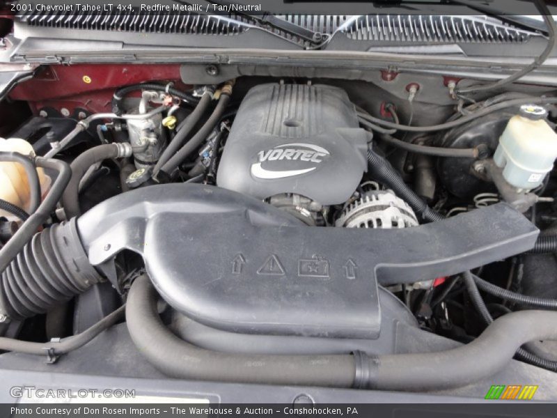 Redfire Metallic / Tan/Neutral 2001 Chevrolet Tahoe LT 4x4