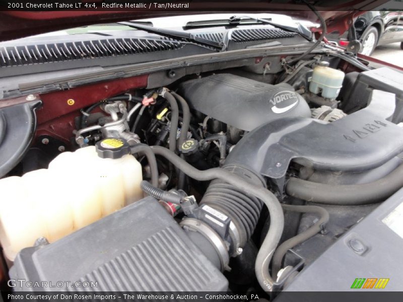 Redfire Metallic / Tan/Neutral 2001 Chevrolet Tahoe LT 4x4
