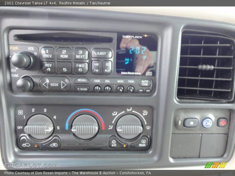 Redfire Metallic / Tan/Neutral 2001 Chevrolet Tahoe LT 4x4