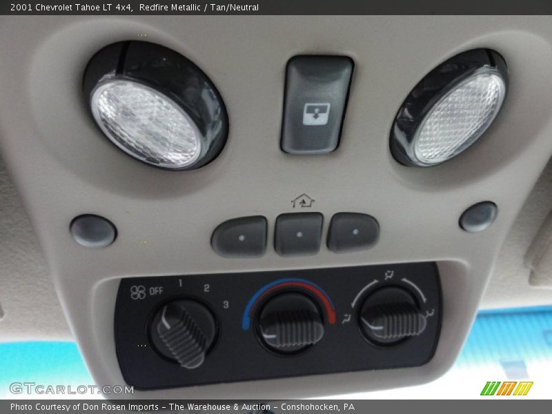 Redfire Metallic / Tan/Neutral 2001 Chevrolet Tahoe LT 4x4