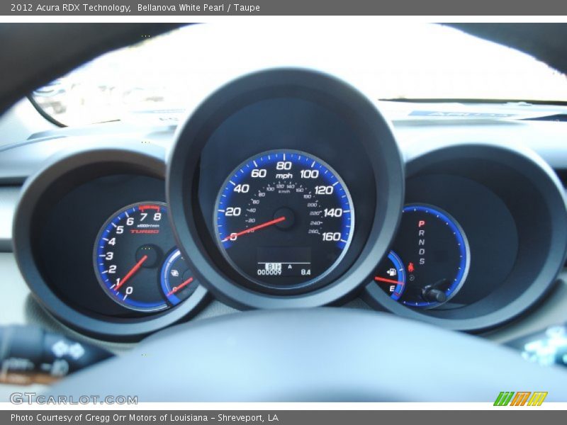  2012 RDX Technology Technology Gauges