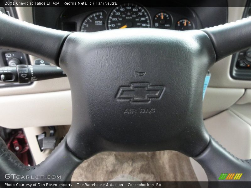 Redfire Metallic / Tan/Neutral 2001 Chevrolet Tahoe LT 4x4
