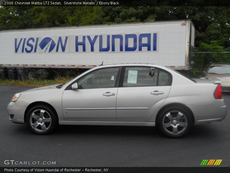 Silverstone Metallic / Ebony Black 2006 Chevrolet Malibu LTZ Sedan