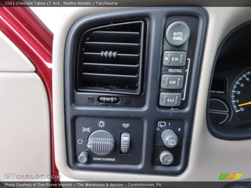 Redfire Metallic / Tan/Neutral 2001 Chevrolet Tahoe LT 4x4