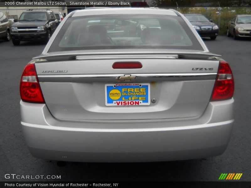 Silverstone Metallic / Ebony Black 2006 Chevrolet Malibu LTZ Sedan