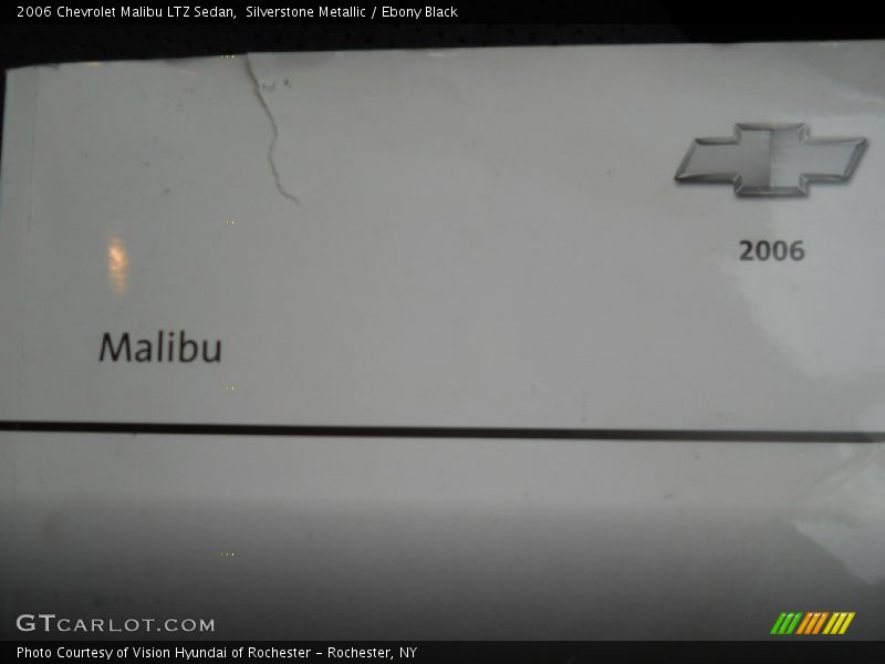 Silverstone Metallic / Ebony Black 2006 Chevrolet Malibu LTZ Sedan