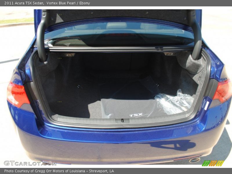  2011 TSX Sedan Trunk