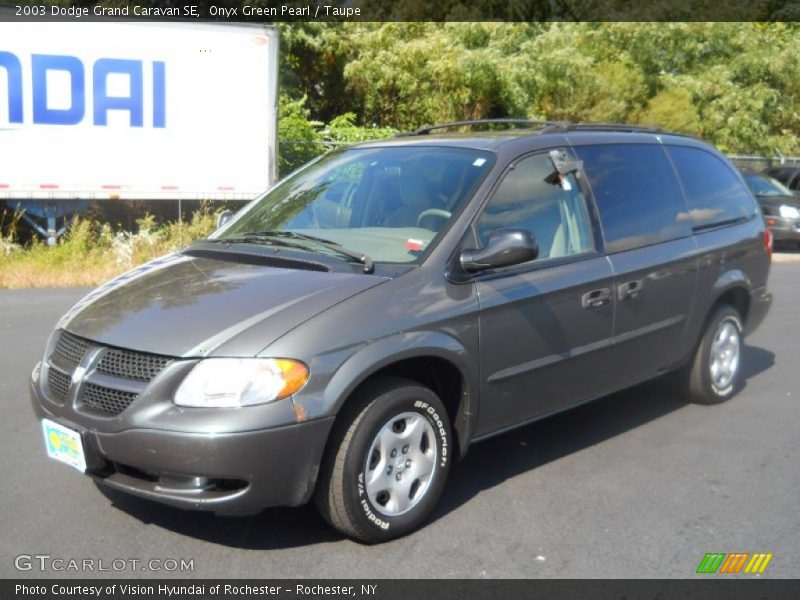 Onyx Green Pearl / Taupe 2003 Dodge Grand Caravan SE