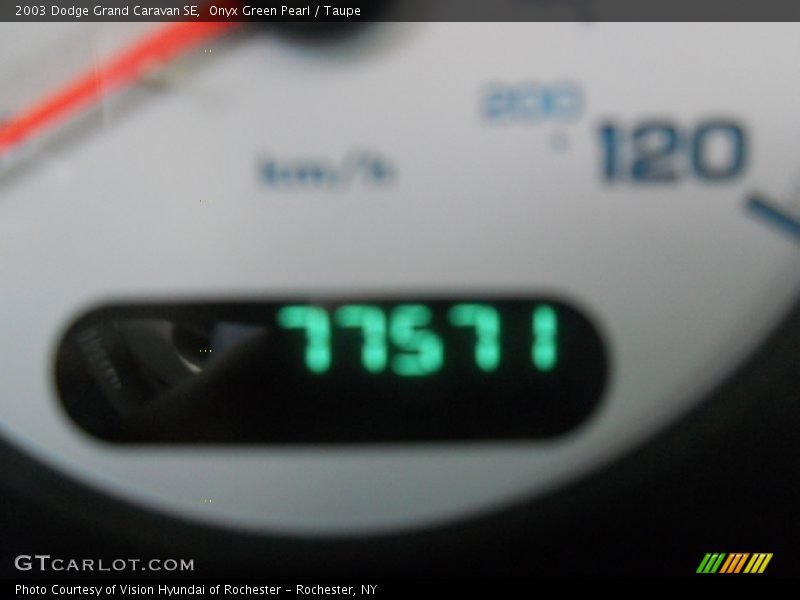 Onyx Green Pearl / Taupe 2003 Dodge Grand Caravan SE