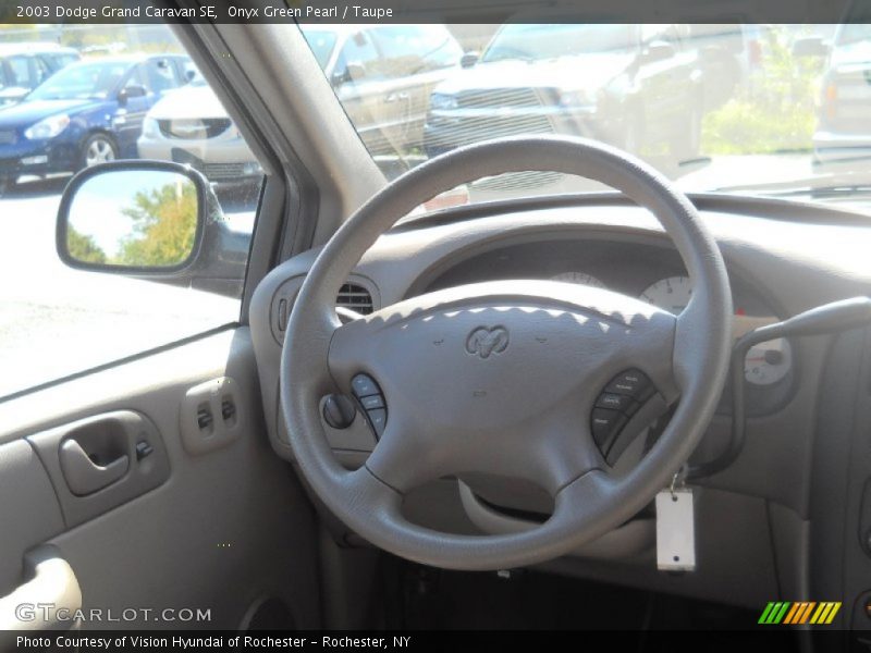 Onyx Green Pearl / Taupe 2003 Dodge Grand Caravan SE
