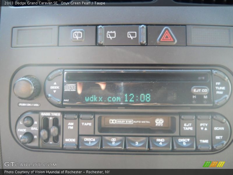 Onyx Green Pearl / Taupe 2003 Dodge Grand Caravan SE