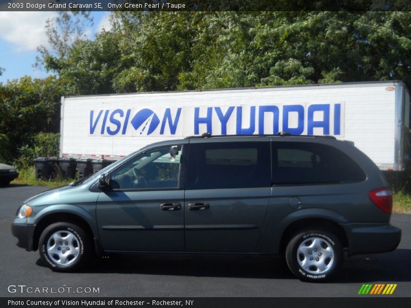 Onyx Green Pearl / Taupe 2003 Dodge Grand Caravan SE